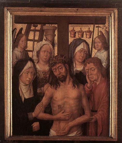 Man of Sorrows with Mary and John and Two Holy Women, Dennis Miller Bunker